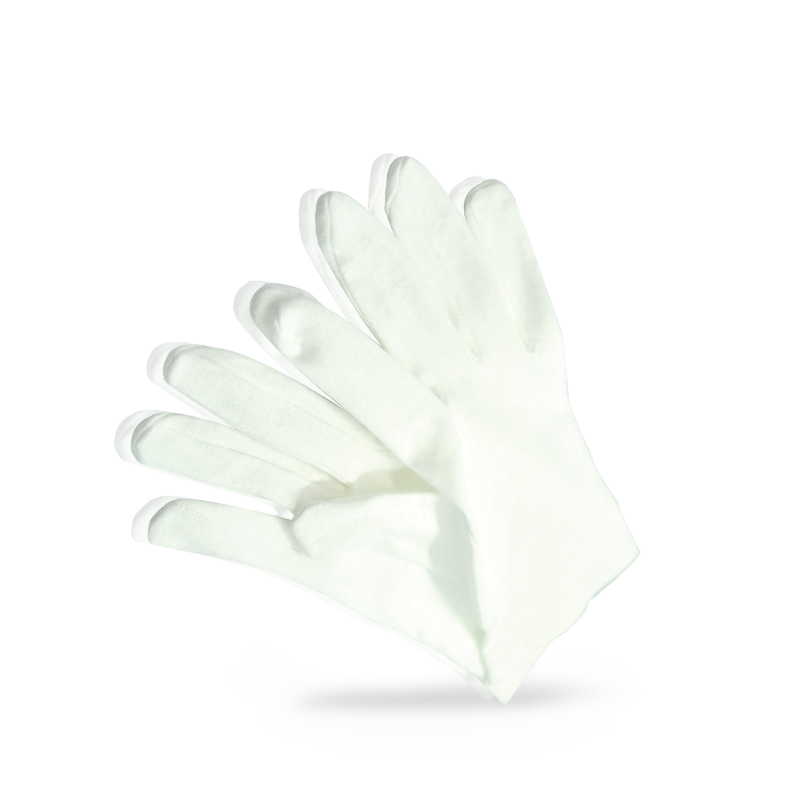 Baumwollhandschuhe weiß - Größe XS