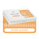 Soft Gel Tips Box Short Almond