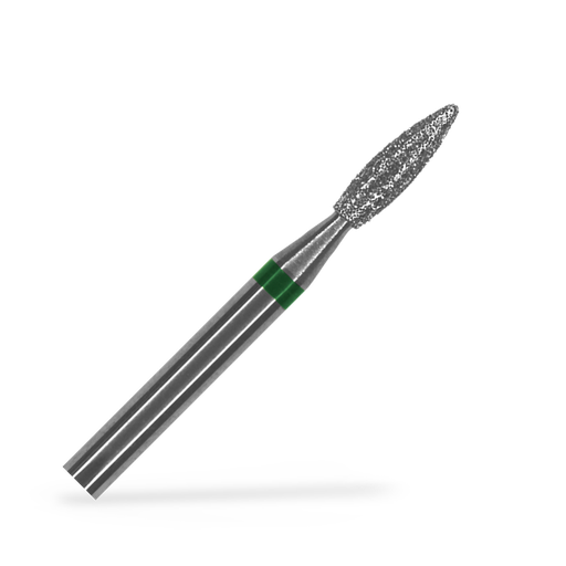 [0100082] Embout - Flamme C diamantée 2.3mm (vert)