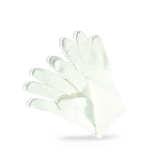 Baumwollhandschuhe weiß - Größe XS