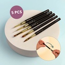  Kit de 5 pinceaux | Les indispensables pour le gel
